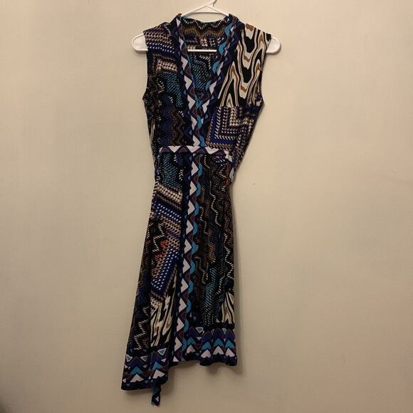 Nine West multicolored sleeveless dress Size 2 - Picture 8 of 9